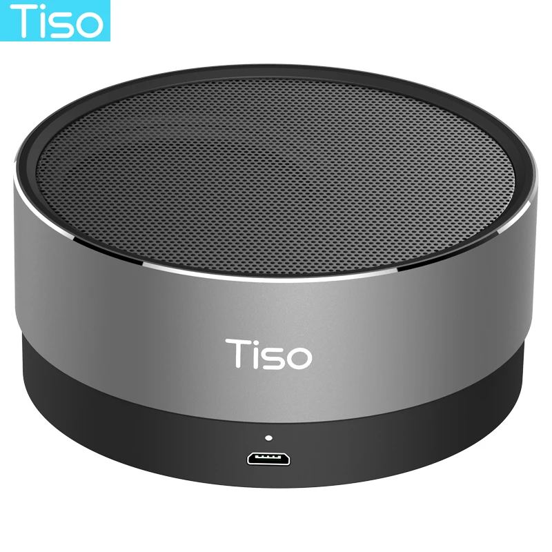 Tiso T10 Bluetooth speaker metal mini portable wireless 10-15 hours playtime 5W loudspeaker outdoor IPX5 waterproof AUX TF MIC Tiso T10 Bluetooth speaker metal mini portable wireless 10-15 hours playtime 5W loudspeaker outdoor IPX5 waterproof AUX TF MIC
