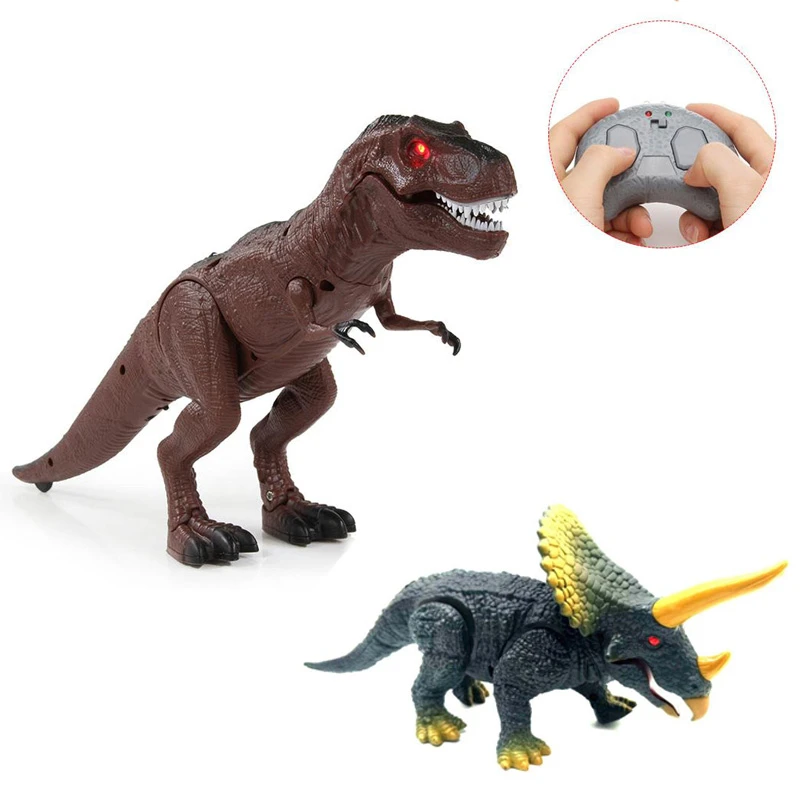 girl walking dinosaur