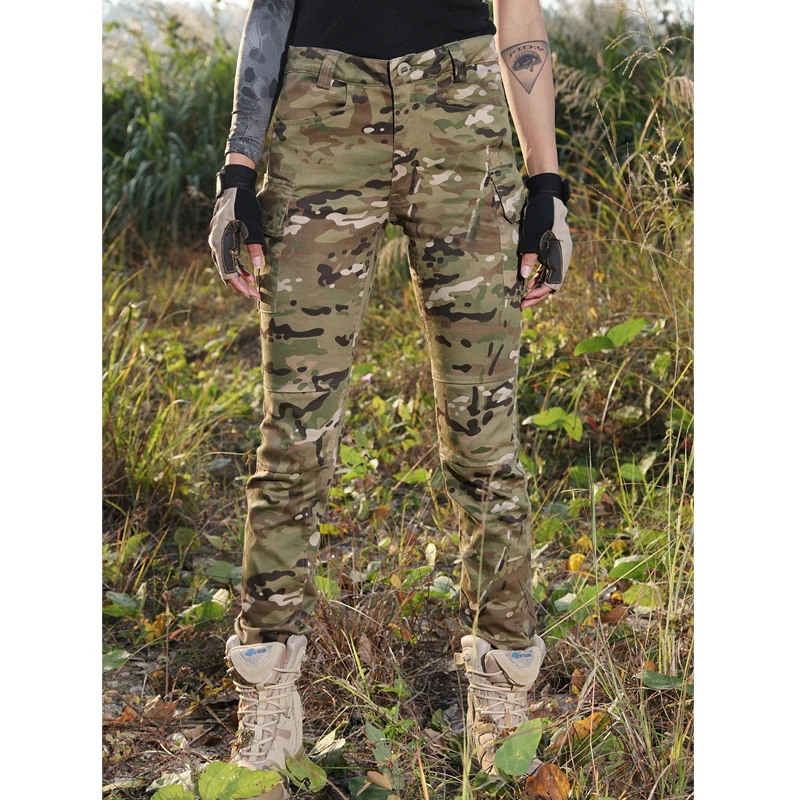 ZAPT Combat Gen3 - Pantalones Tácticos Con Rodilleras Para Hombre, Pantalones Militares Airsoft Paintball BDU Camuflaje, Negro (Camo Black), Pequeña