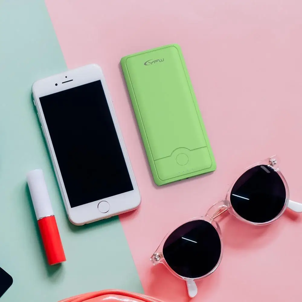 External 8000mAh Pocket Bank Powerbank Slim LED Charger Battery Moblie Power bank