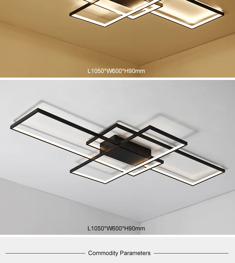 NEO Gleam, Новое поступление, черный/белый светодиодный потолочный светильник для гостиной, кабинета, спальни, алюминиевый современный светодиодный потолочный светильник