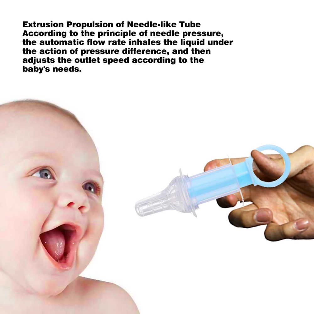 

2019 Baby Medicine Feeder Dispenser Syringe Dropper Feeder with Nipple Pacifier for Feeding Medicine Water Juice or Other