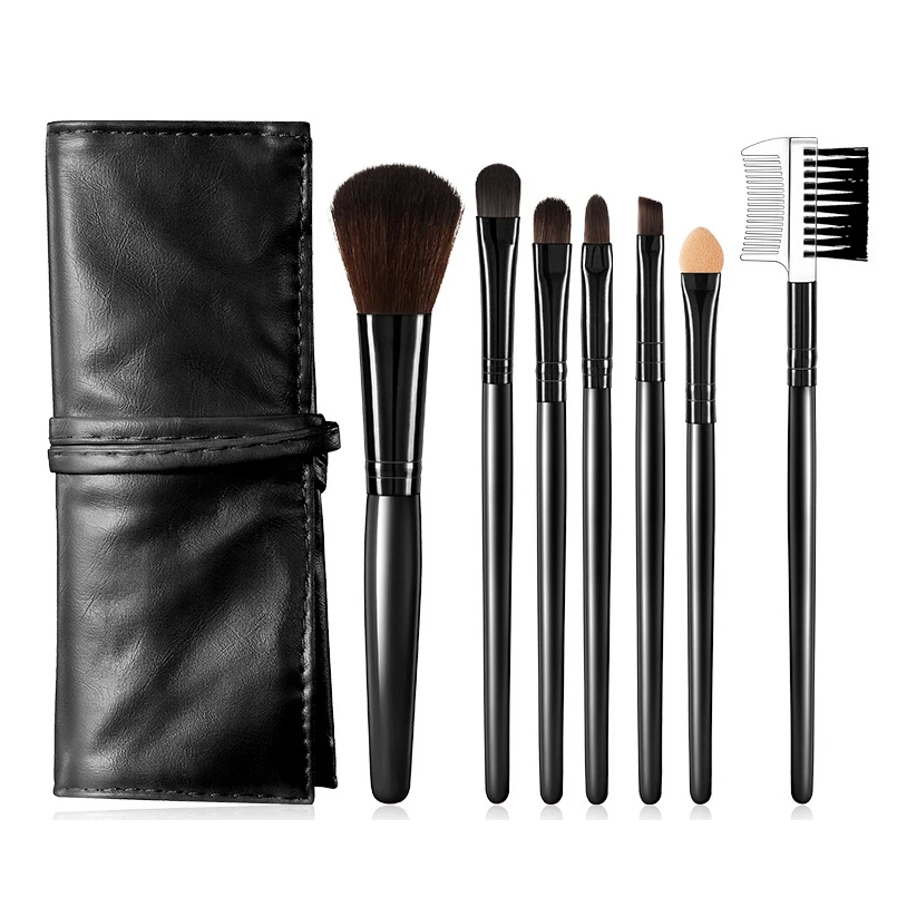 

7pcs Makeup Brush Set with Bag Soft Synthetic Hair Makeup Brush Tool Eyeshadow Concealer Powder Pincel Maquiagem Makeup Brushes
