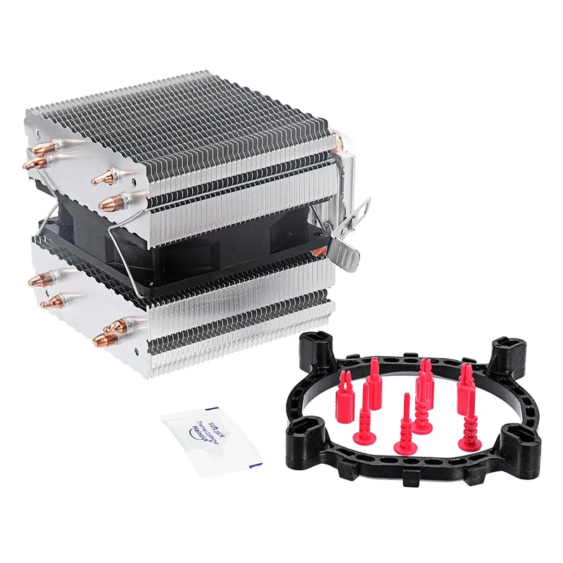 

Aluminum LED CPU Cooler Fan Heatsink Radiator For Intel LAG1156/1155/1150/775 For AMD New Computer cooler Cooling Fan For CPU