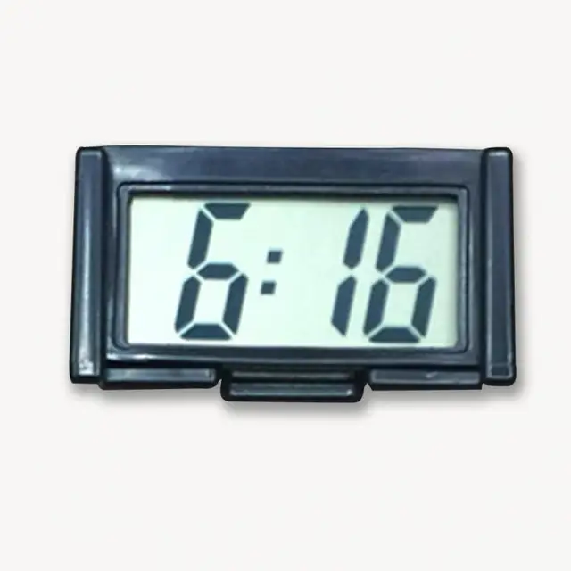Buy Interior Car Auto Dashboard Desk Digital Clock LCD
