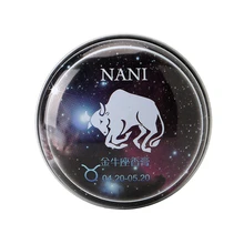 1 Pc da Constelação do Taurus Perfumes Sólidos Mágicos Perfume Fragrância Desodorante