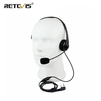 

2Pin Walkie Talkie Headset Sponge Earpad Earpiece PPT Mic Accessories For Kenwood Baofeng UV-5R BF-888S Retevis H777 RT5R C9009A