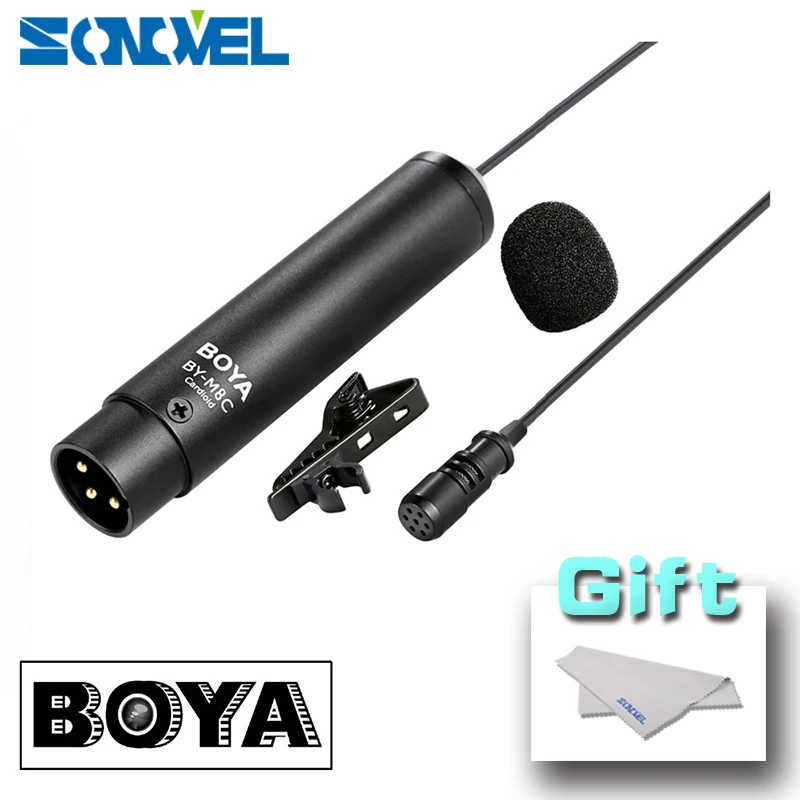 BOYA Cardioid XLR Output Condenser Microphone BY-M8C for Canon Sony Panasonic Camcorders Zoom Audio Recorders BOYA Cardioid XLR Output Condenser Microphone BY-M8C for Canon Sony Panasonic Camcorders Zoom Audio Recorders