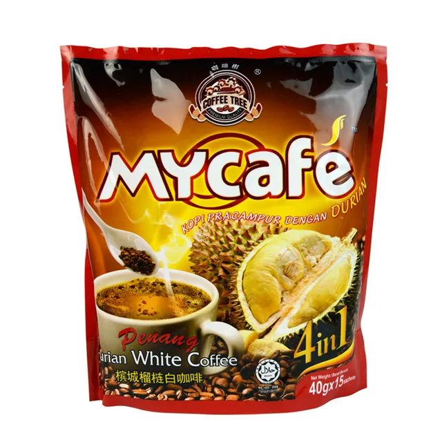 Top grade Mycafe famous brand Malaysia Durian coffee 600g(40g*15