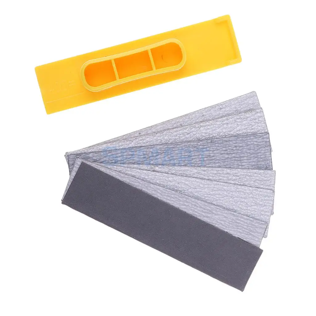 MagiDeal Hobby Model Tools Plastic Polishing Machine Sander w/ 7 Type Sandpapers for Plane Gundam DIY Acc