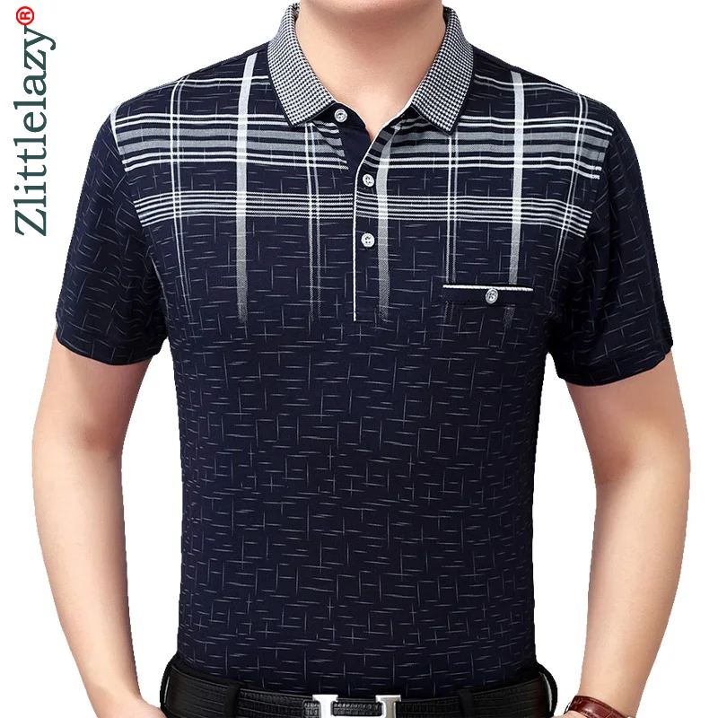 Achat Nouveau été polo chemise hommes à manches courtes polos chemises croix slim fit hommes pol vêtements robe bodybuilding streetwear poloshirt 8078