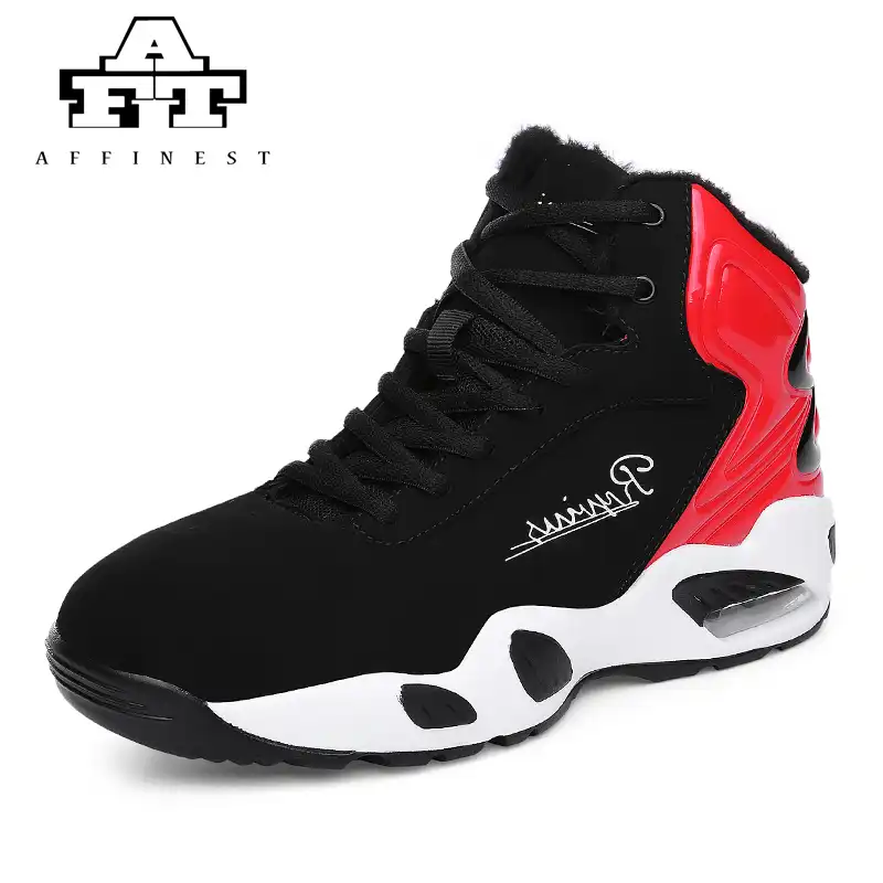basket homme avec fourrure