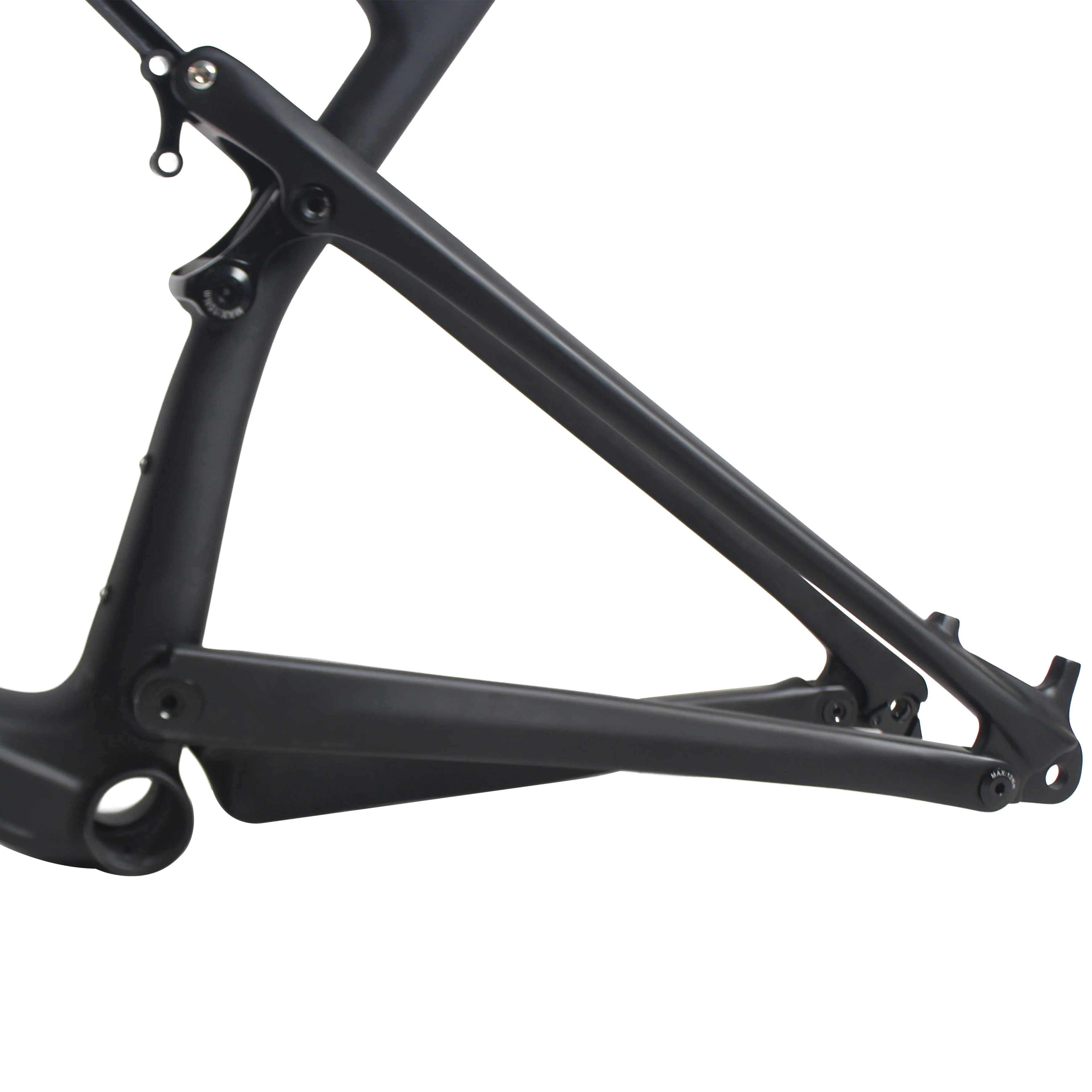 Clearance Full Suspension Carbon Mountain Bike Frame in Shock 190*51mm travel 100mm  15.5/17.5/19/21inch size 8