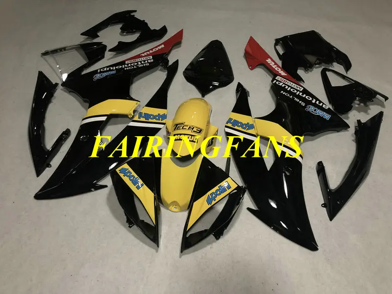 Мотоциклетный вставной Обтекатель тела комплект для YAMAHA YZFR1 09, 10, 11, 12, YZF R1 YZF1000 2009 2010 2011 2012 Обтекатели на кузов+ подарки YD01
