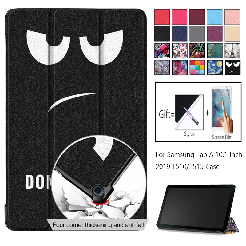 Чехол с 3 слоями для Samsung Galaxy Tab A 10 1 дюйма 2019 Магнитный чехол SM-T510 | Компьютеры и