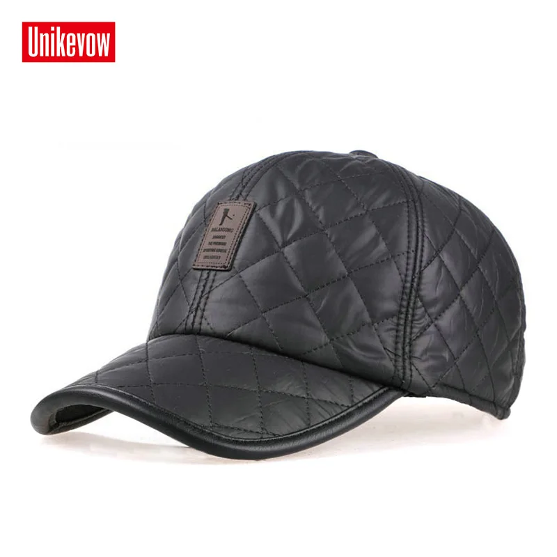 

2016 Unisex baseball caps with ears motorcycle cap golf hat waterproof casual winter hat warm caps for men