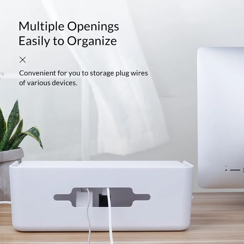 ORICO Protect Wire Storage Box Cable Winder Manager Power Strip Cord Box Line Storage Organizer Cab