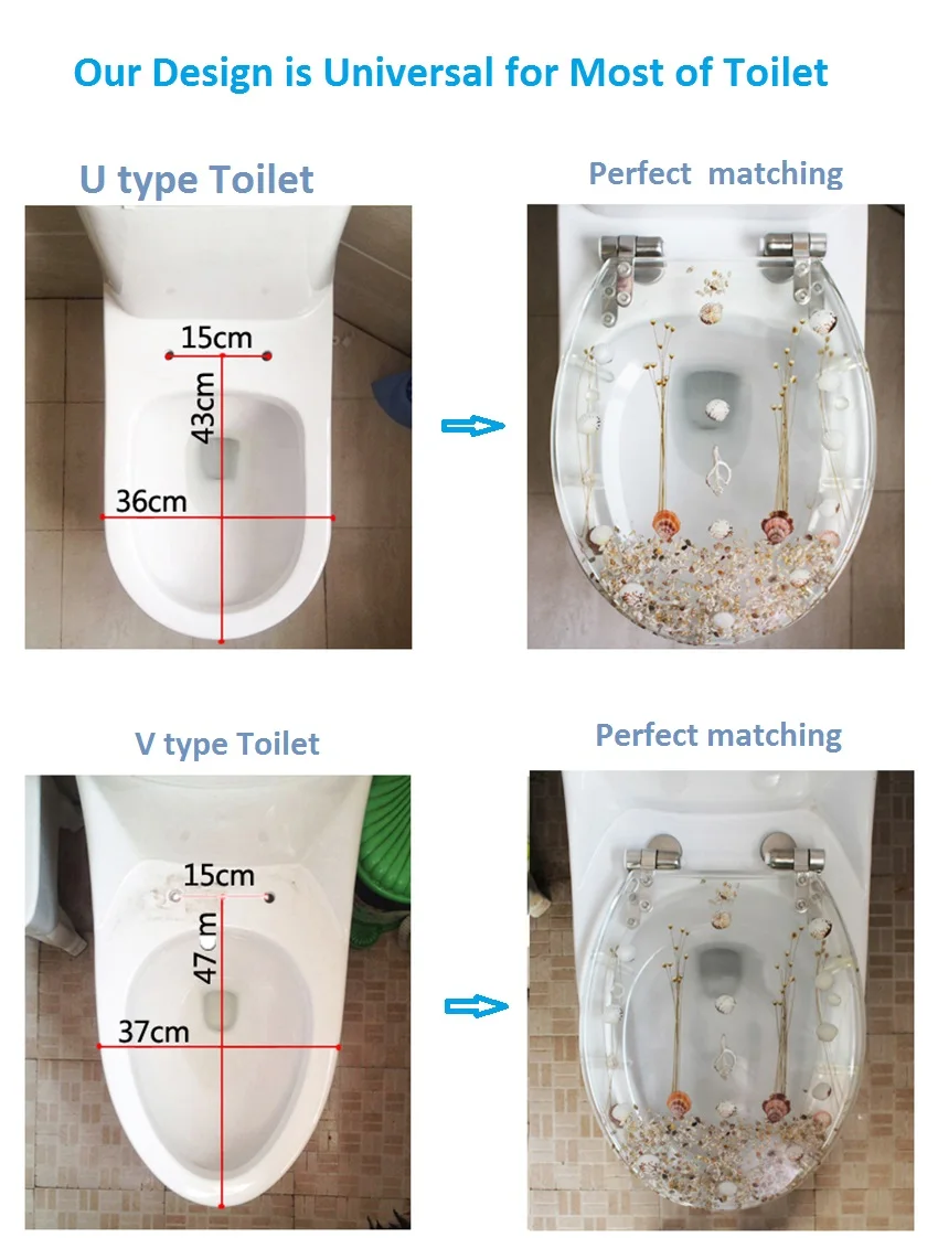 Уникальный высокое качество смолы красивый морской мир дизайн сиденье на унитаз крышка набор Универсальный Туалет крышка с крышкой много цветов на выбор
