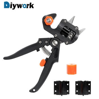 

DIYWORK Tree Grafting Tools with 2 Blades Grafting machine Hand Tools Cutting Pruner Pliers Secateurs Scissors