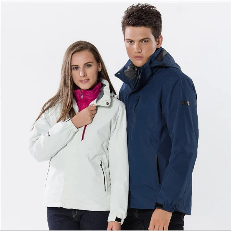 

Free Shipping-2018 Boojee NEW HQ Lover Winter Outdoor Wind/Waterproof Warm Hiking 3in1 Down Jackets 9917