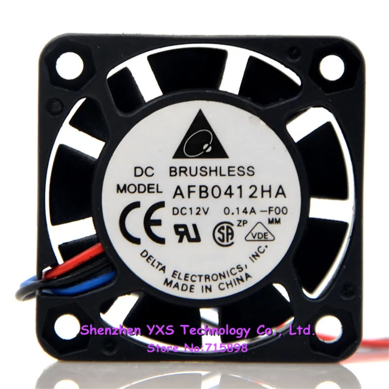 AFB0412HA DC 12V 0 48 W 0.14A 4 см 4010 40*40*10 мм чехол для сервера кулер осевые вентиляторы