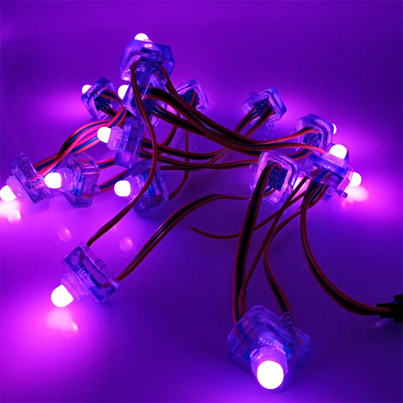 12 В постоянного тока RGB 50 а мм квадратная светодиодная точечная
