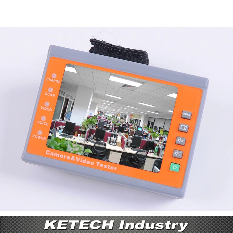 Wrist 3.5" LCD CVBS Analog Camera CCTV Tester Monitor