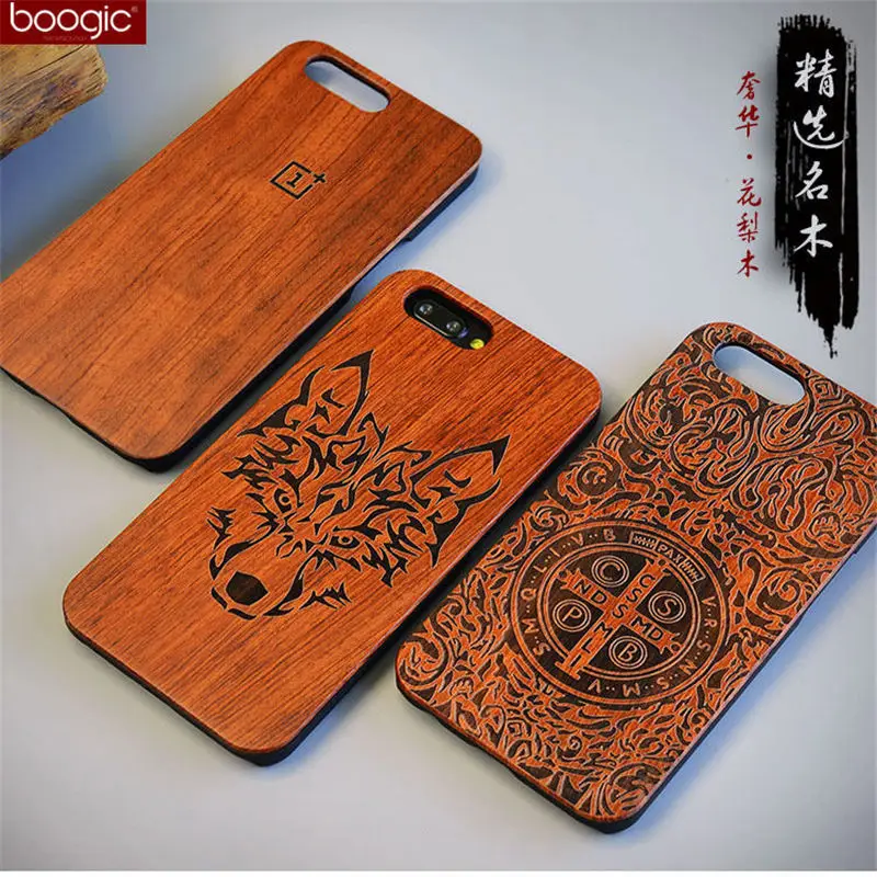 Unique OnePlus 5 A5000 Slim Bamboo Wood PC Back Cover Case For Oneplus Five One plus 5 Phone Cases