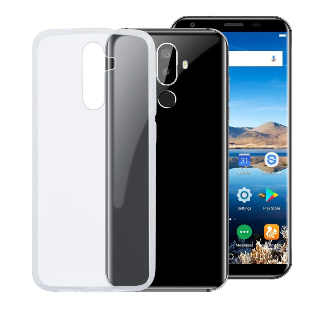 

MXHYQ luxury Full Protect Anti-knock TPU Silicone Transparent Back Cover Case For Oukitel K6 K5 for phone cases cover
