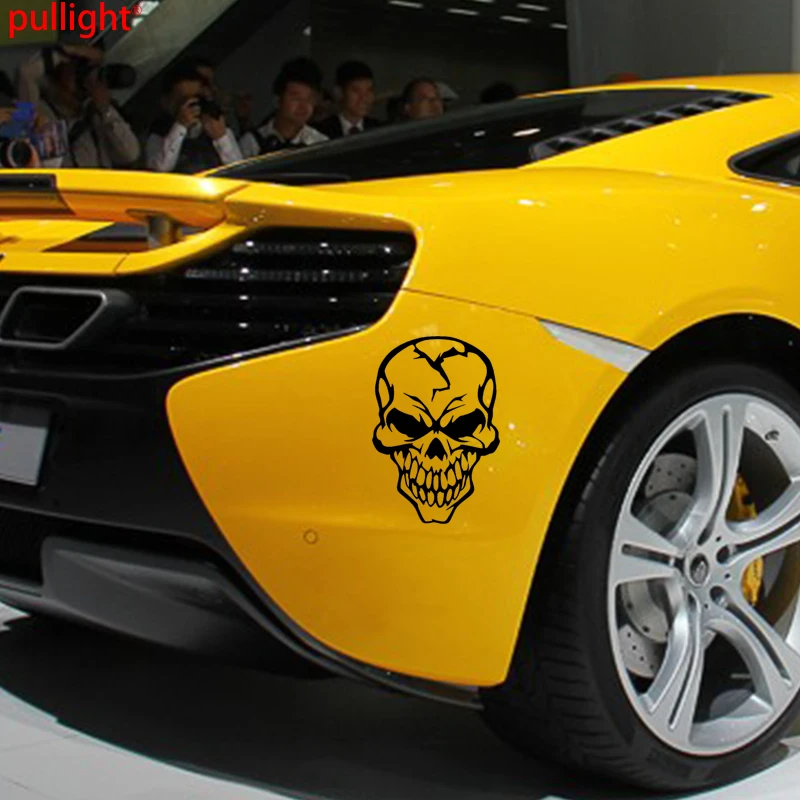 Skull Cracked Human Head Vinyl Decal Sticker Car Window Wall Car Bumper Laptop