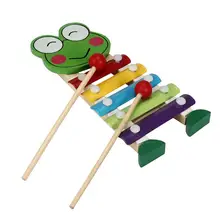 Детские 5-Note ксилофон, музыкальные игрушки, развитие мудростью, деревянный леверт, Прямая поставка