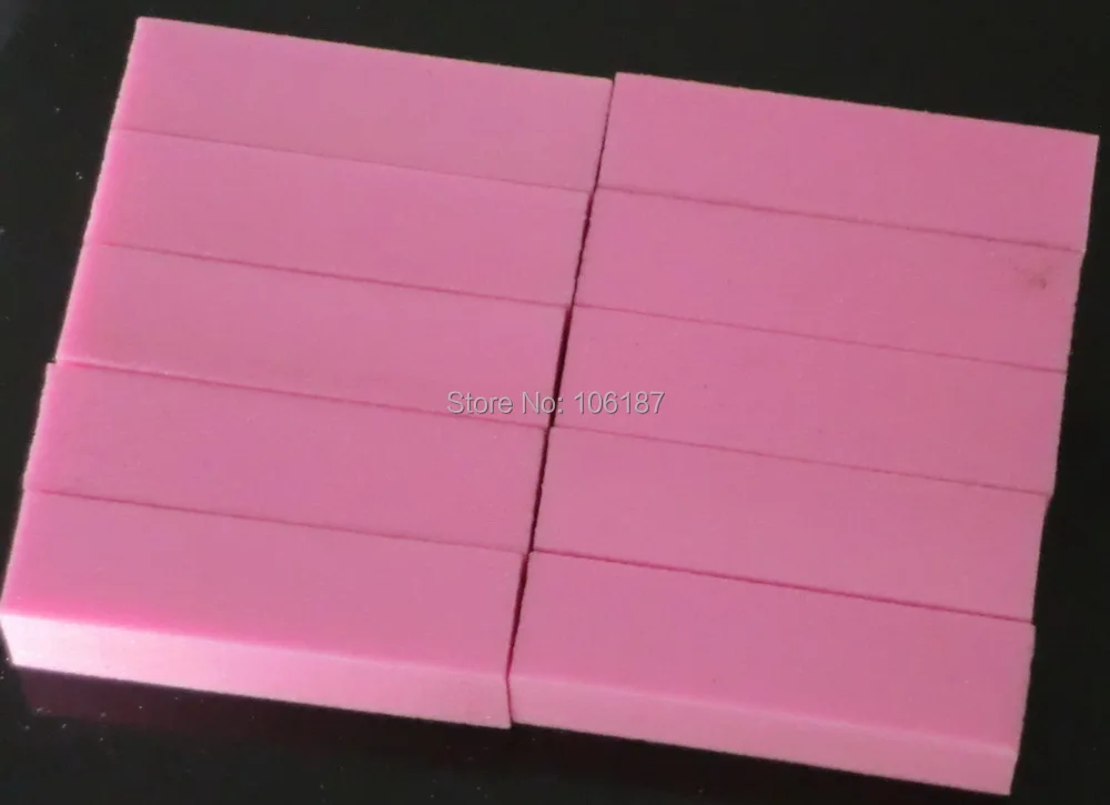 5 шт. розовые наклеки для ногтей Полировка и шлифовка файлов блок