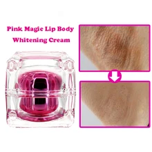 Crema para blanquear las axilas, blanqueamiento de axilas, piernas y rodillas, partes privadas, Crema Corporal blanqueadora mágica rosa, cosmética coreana para el cuidado de la piel