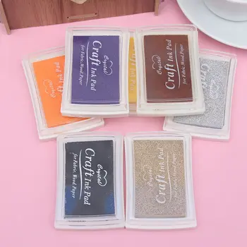 

Homemade DIY Gradient Color ink Pad Multicolour Inkpad Stamp Decoration Fingerprint Scrapbooking Accessories