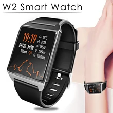 Timethinker W2 Smart Watch Bracelet Music Control Smartwatch AGPS Pedometer Blood Pressure Heart Rate Monitor pk Fitbit Ionic