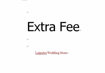 

Extra Fee