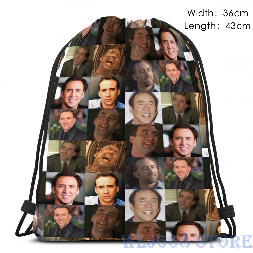 Забавные сумки на плечо с графическим принтом для женщин Nicolas Cage(2) рюкзак на одно плечо для путешествий для мужчин спортивная сумка