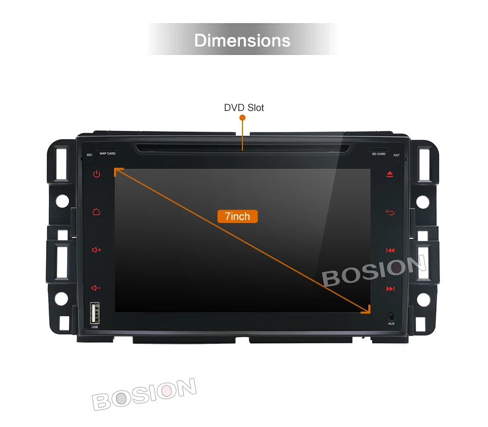 Cheap 1024*600 Octa Core Android 9 Car DVD Player For GMC Yukon Savana Sierra Tahoe Acadia Denali Chevrolet Chevy Radio GPS Stereo SWC 22