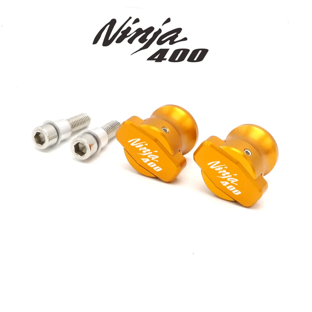 

Motorcycle Accessories 400 Spools Slider Swingarm Stand Screws For Kawasaki NINJA400 NINJA 400 CNC Aluminum 8MM Moto 2018-2019