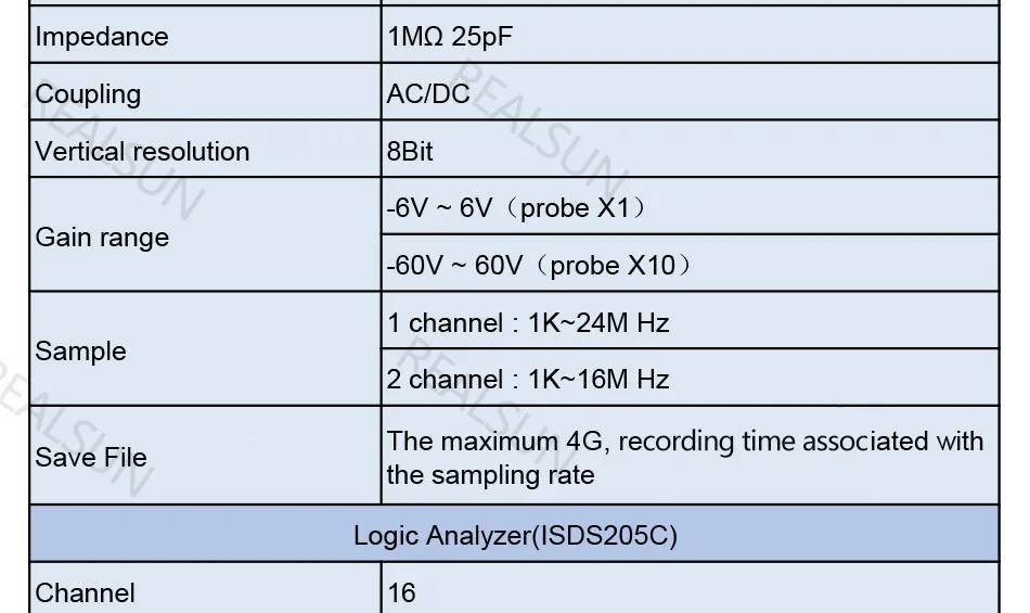 ISDS205C обновленная версия MDSO-LA ПК USB аналоговый Виртуальный осциллограф 16 Канальный Логический анализатор пропускная способность 20 м анализ цепи FS