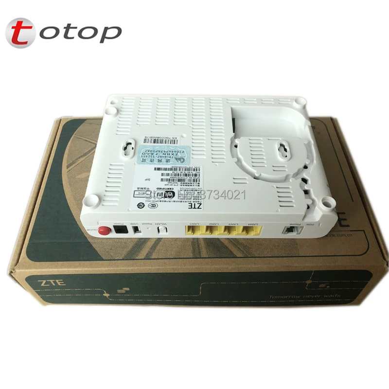 Новая версия 6,0 ZTE zxhn F660 GPON ONU 1GE + 3FE + 1 кастрюли + USB + WI-FI, sc upc 12 V 1.5A ONT оптический сетевой терминал, поддержка SIP