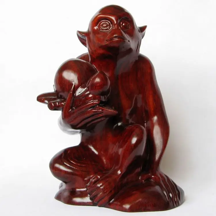 Rosewood woodcarving and twelve zodiac monkey monkey 12 solid wood