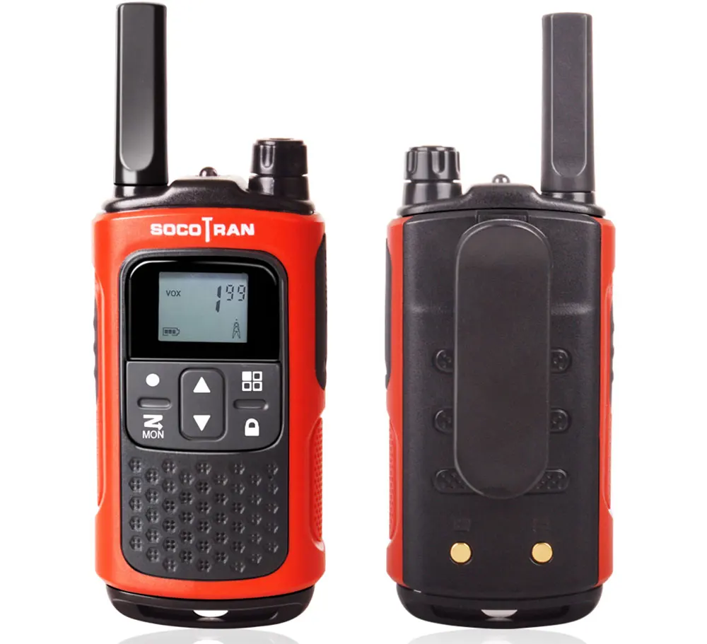 1 пара беслицензионных Walkie Talkies FRS/GMRS Long Range ham радио аккумуляторная батарея Socotran T80 0,5 W 22CH VOX ЖК-фонарик