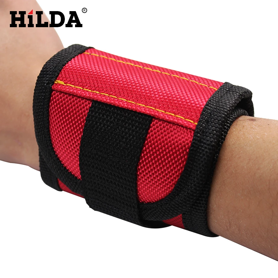 

HILDA 13.8'' Wrist Support Band Tool Belt Bracelet Screw Kit Magnetic Wristband 2Pcs /3Pcs Magnet