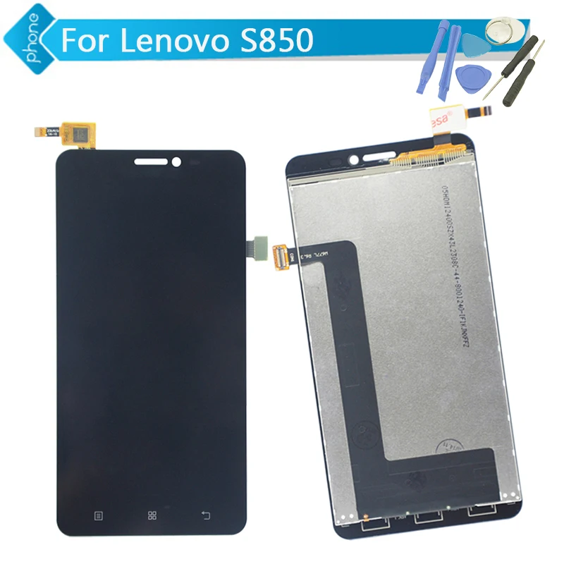 

Black / White FOR Lenovo S850 LCD Display Touch Screen Digitizer Assembly +Tools Free Shipping