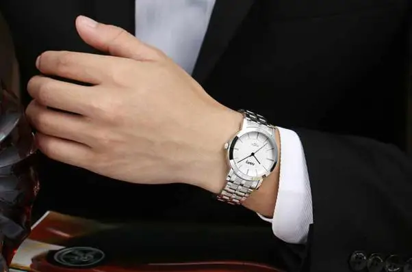 Прочные модные роскошные часы relogio masculino 1 пара мужские и женские часы кварцевые часы из нержавеющей стали кварцевые часы