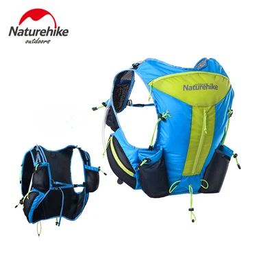 Naturehike открытый рюкзак 12L Сверхлегкий спортивная сумка портативный водонепроницаемый унисекс Runnning походный рюкзак закрывает тело - Цвет: Blue