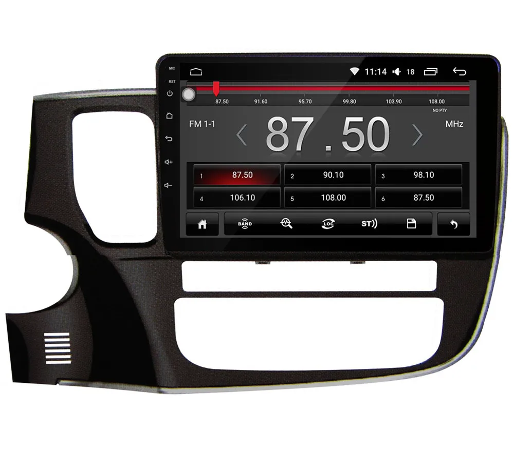 Best 10.1" IPS 4G DSP Carplay Android 8 Octa Core 4GB RAM 64GB BT Car DVD Multimedia Player Stereo For Mitsubishi Outlander 2013-2017 3