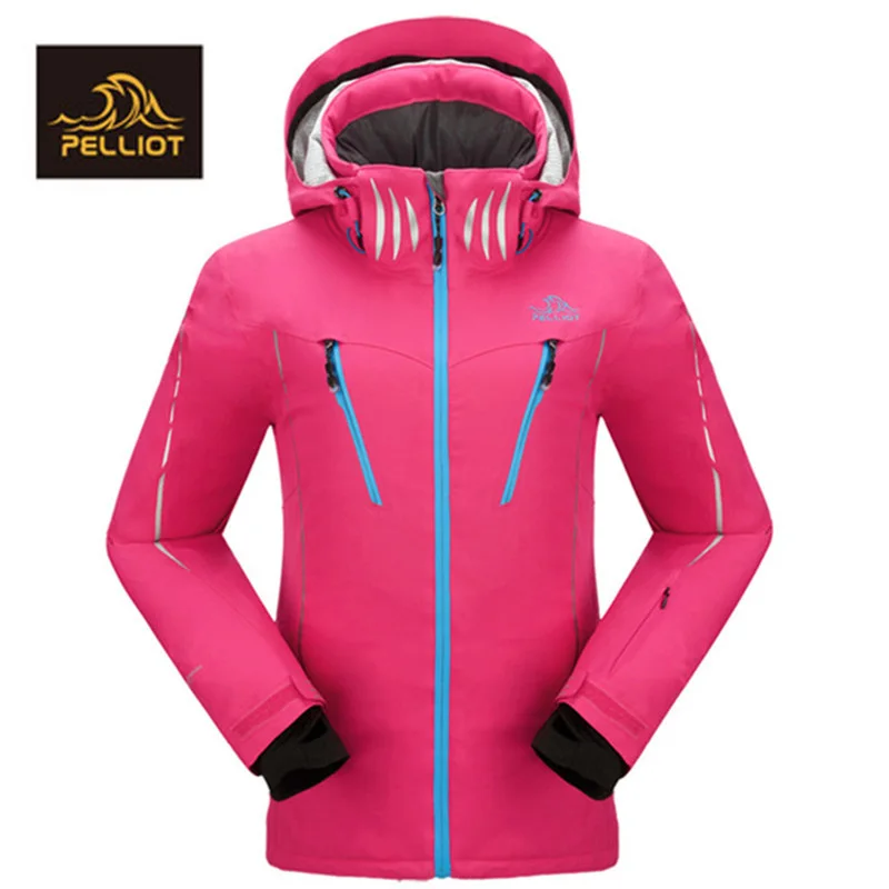 

2018 FREE SHIPPING PELLIOT Top Quality Women`s Ski Waterproof Super Warm Mountain Outdoor Skiing Female Ski Jacket