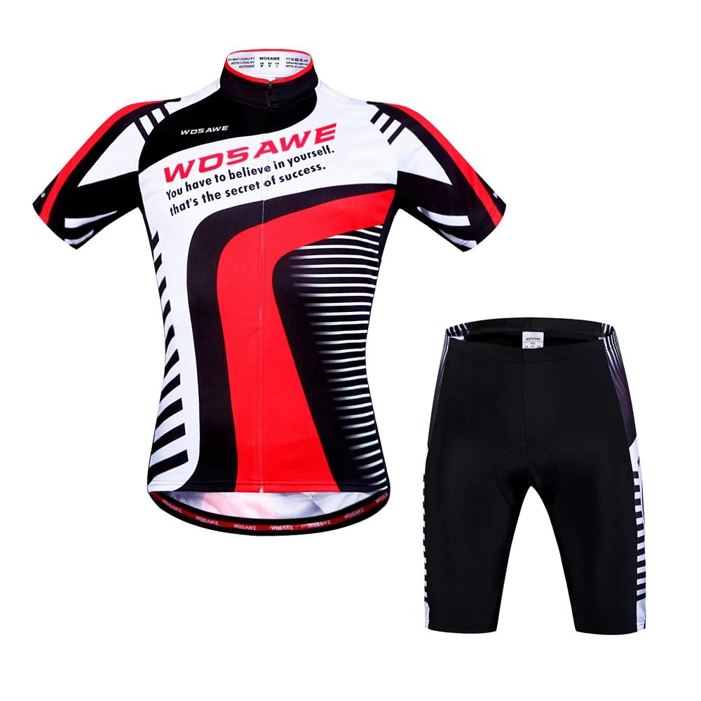 HERREN RADTRIKOT SET 2019 TRIKOT HOSE KURZARM RADHOSE SITZPOLSTER FAHRRAD RAD